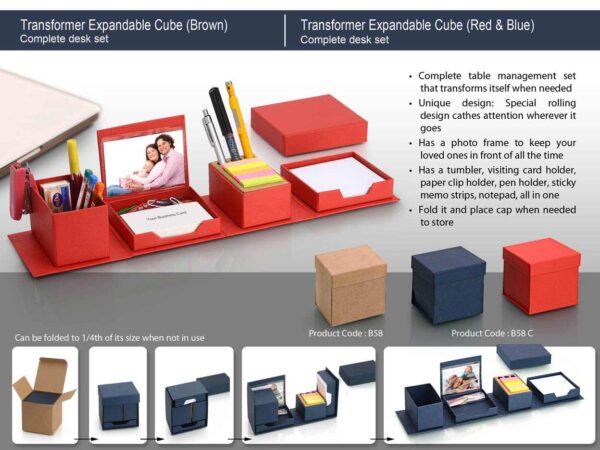 Transformer Expandable Cube: Complete Desk Set
