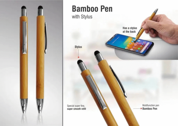 Bamboo Pen with Stylus