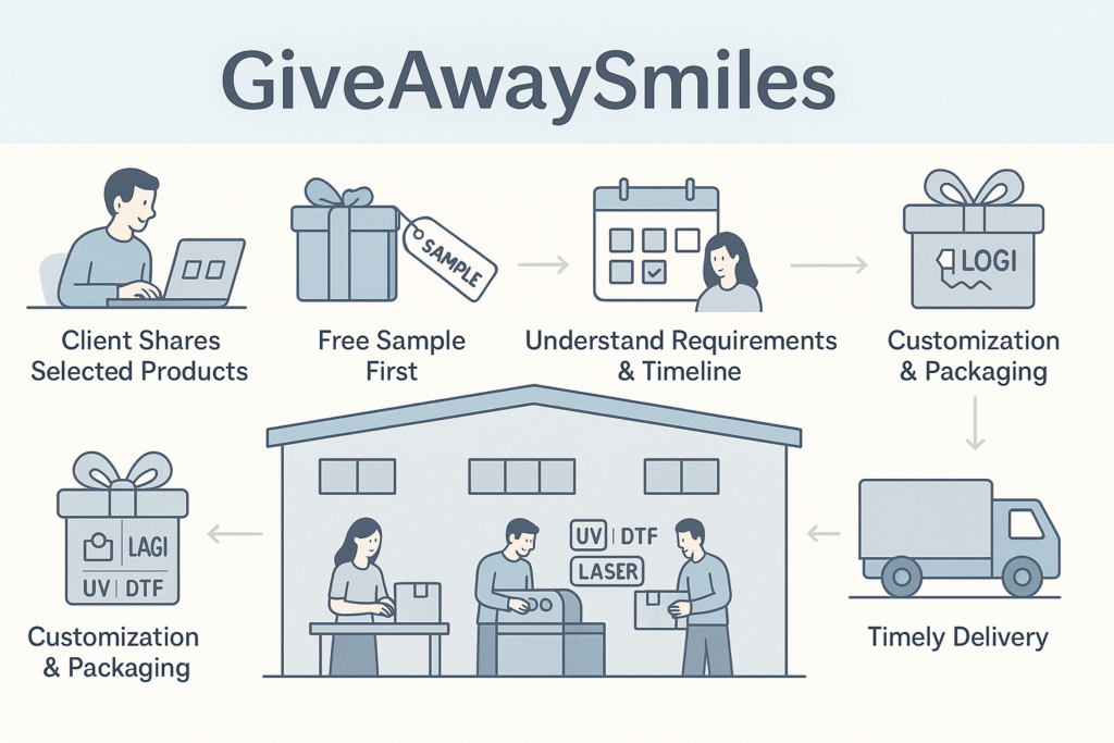 From Selection to Delivery – The GiveAwaySmiles Advantage Explained in 5 Simple Steps