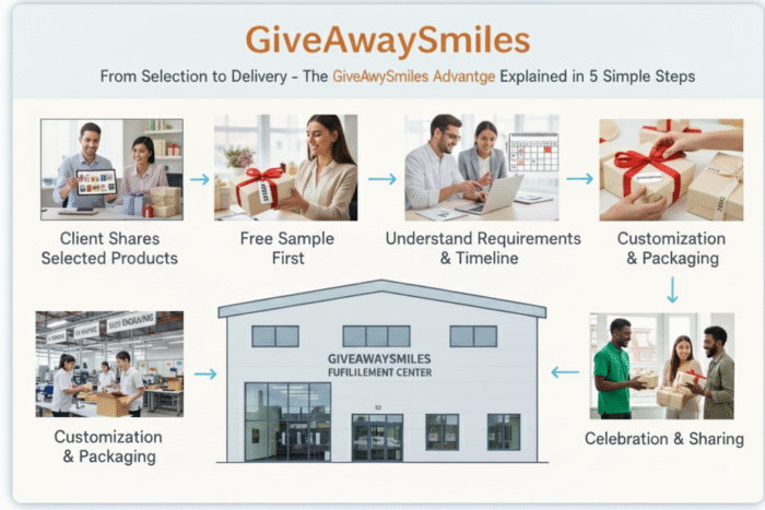 From Selection to Delivery – The GiveAwaySmiles Advantage Explained in 5 Simple Steps