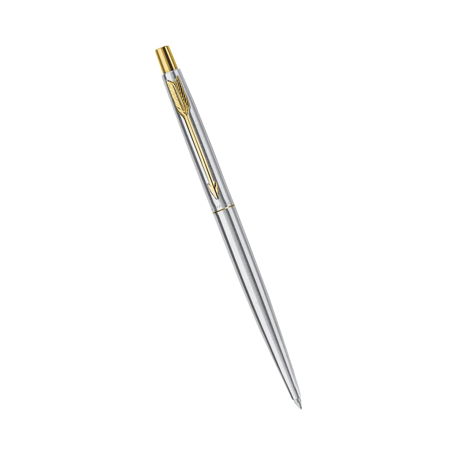 Parker Classic Stainless Steel Gold Trim Ball Pen Parker Classic Stainless Steel Gold Trim Ball Pen