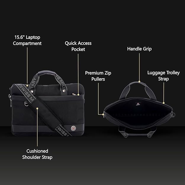 Black Gold Collection Flicker Laptop Sling Bag Black Gold Collection Flicker Laptop Sling Bag