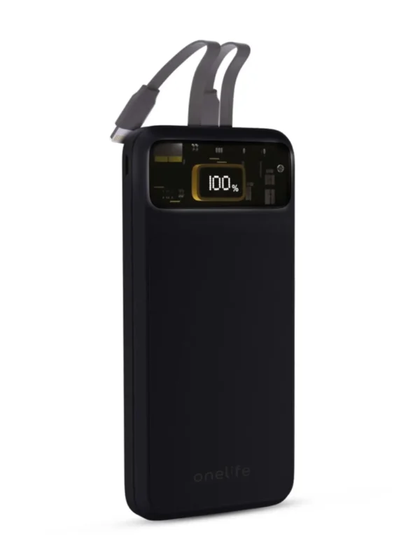 PowerLink 10: power bank with clear display area