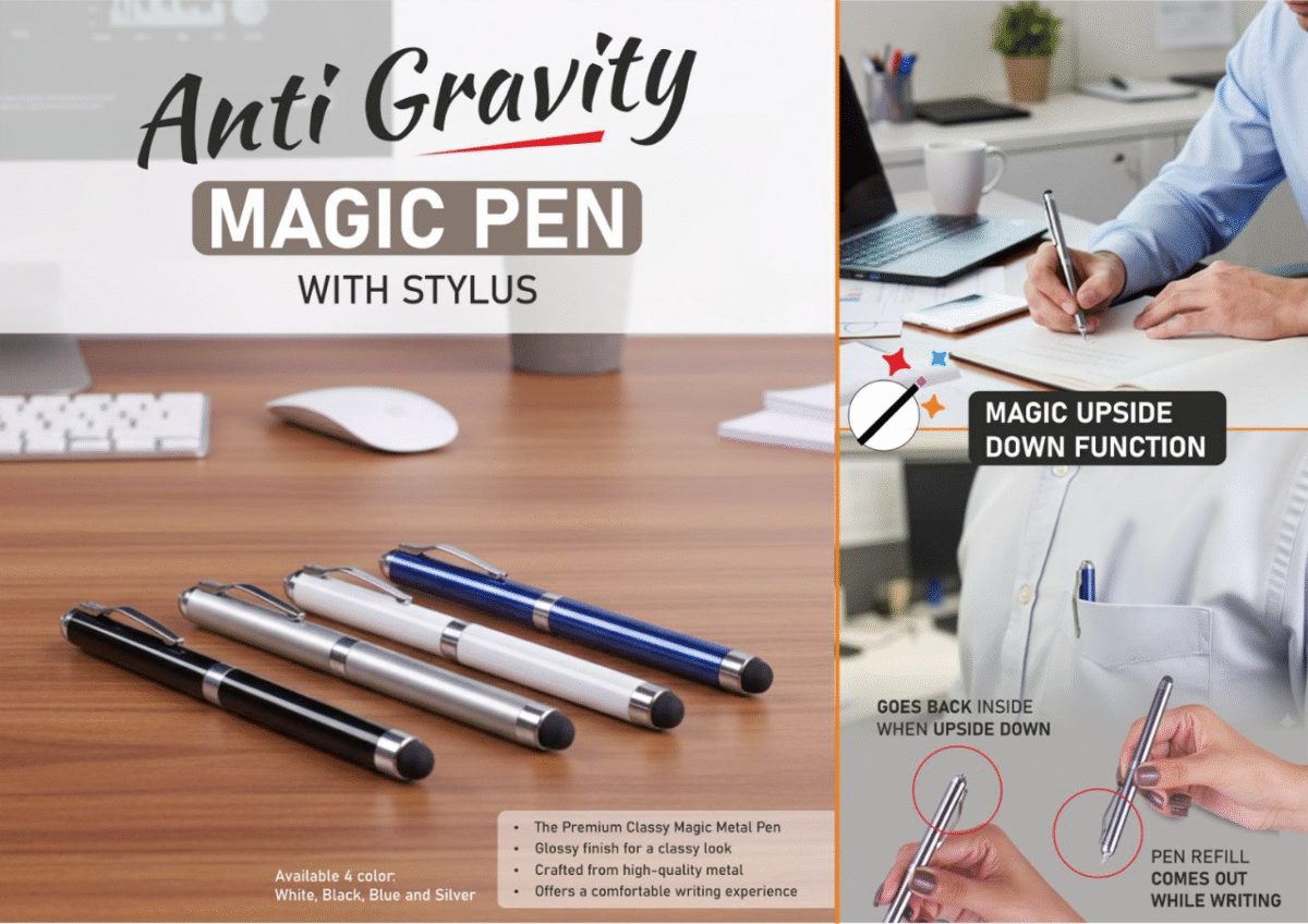 Anti gravity Magic pen with Stylus