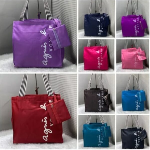 Agnis Voyage Tote Bag with Coin Pouch