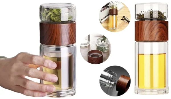 Double Wall Tea Separate Bottle