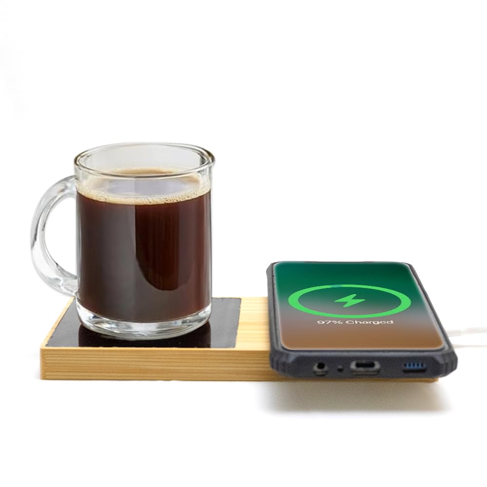 Wireless Charger With Cup Warmer Wireless Charger With Cup Warmer