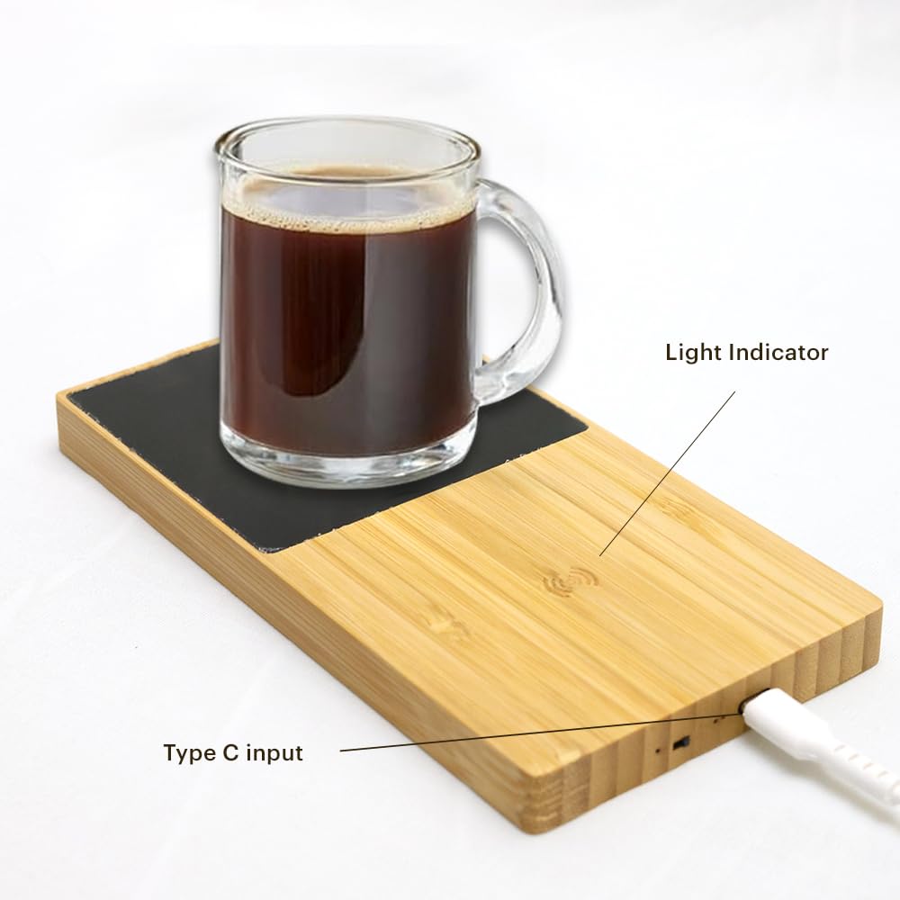 Wireless Charger With Cup Warmer Wireless Charger With Cup Warmer
