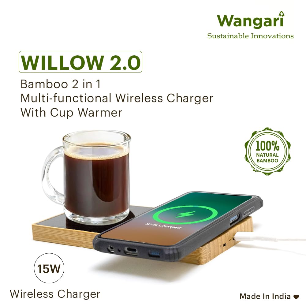 Wireless Charger With Cup Warmer Wireless Charger With Cup Warmer