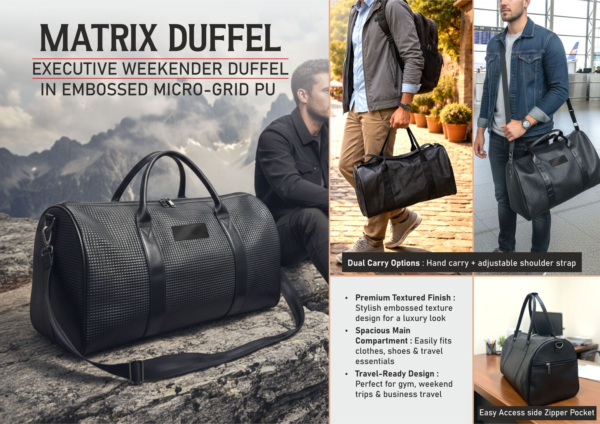 Executive Weekender Duffel | Corporte gifting