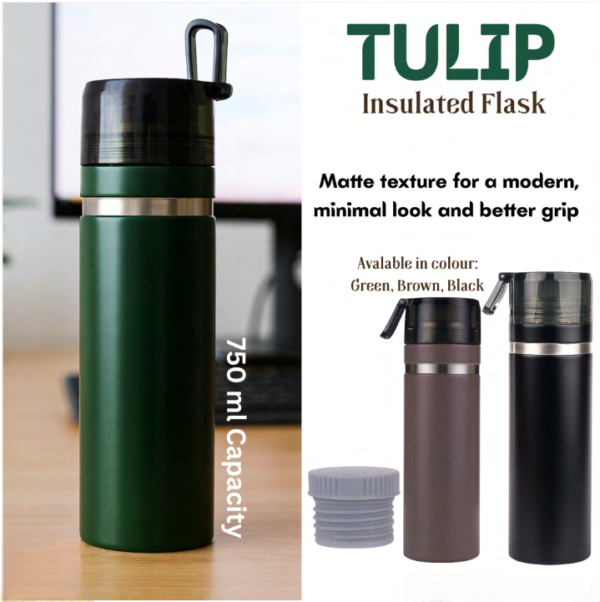 Tulip Minimalist Insulated Water Bottle