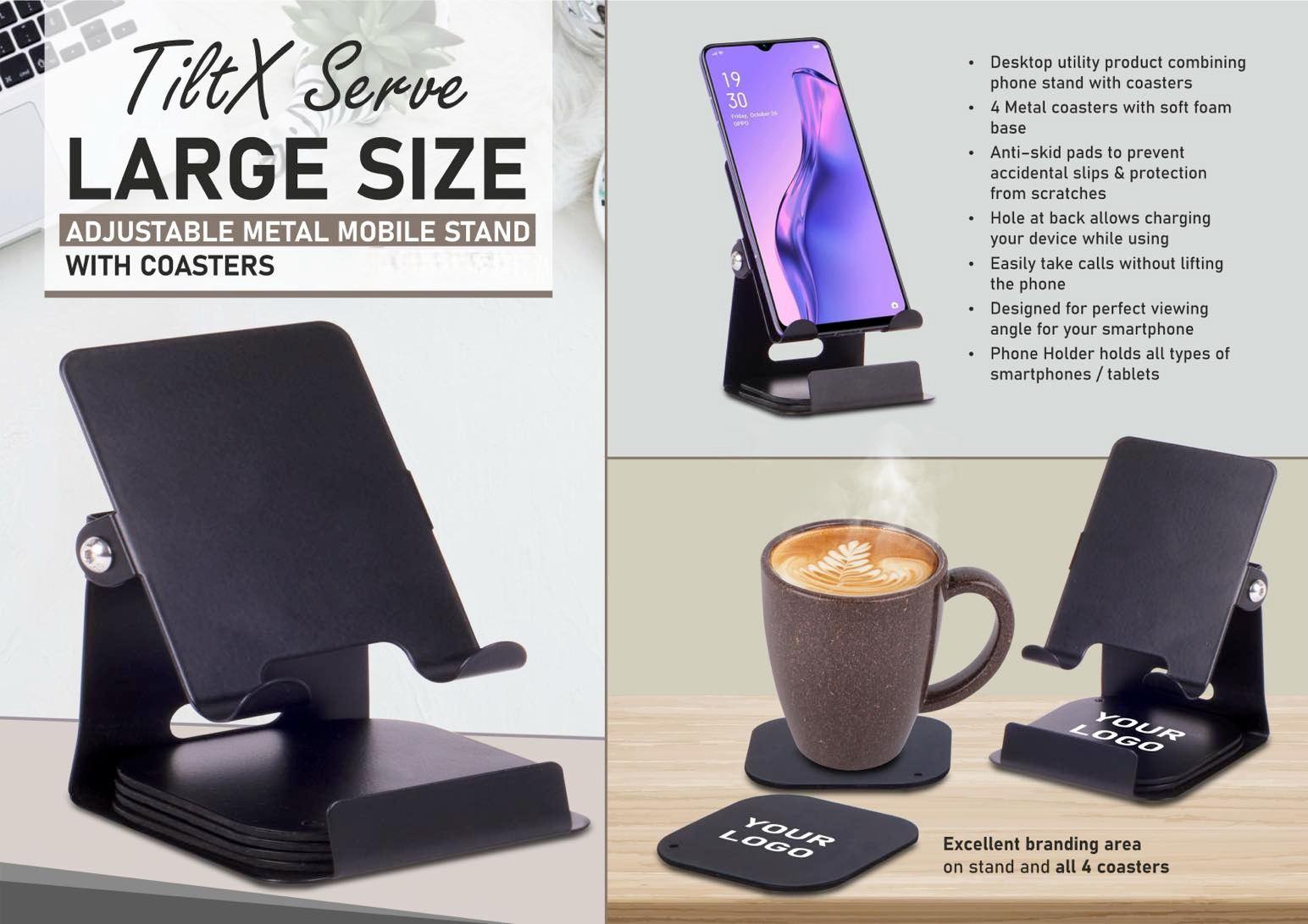 Large size Adjustable metal mobile stand Large size Adjustable metal mobile stand