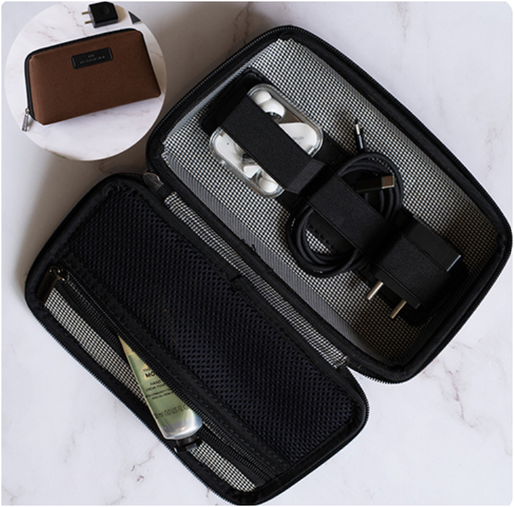 The Backbencher Sage Tech Kit Travel Organizer