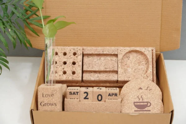 Cork Desk Organizer Set | Cork Gift Set in Noida