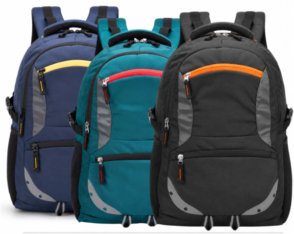 Montora PU Leather 15.6" Sporty Tech Backpack