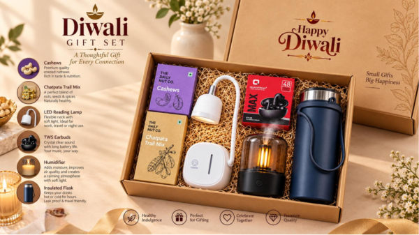 Premium 6-in-1 Diwali Gift Set | Corporate Diwali Gifts