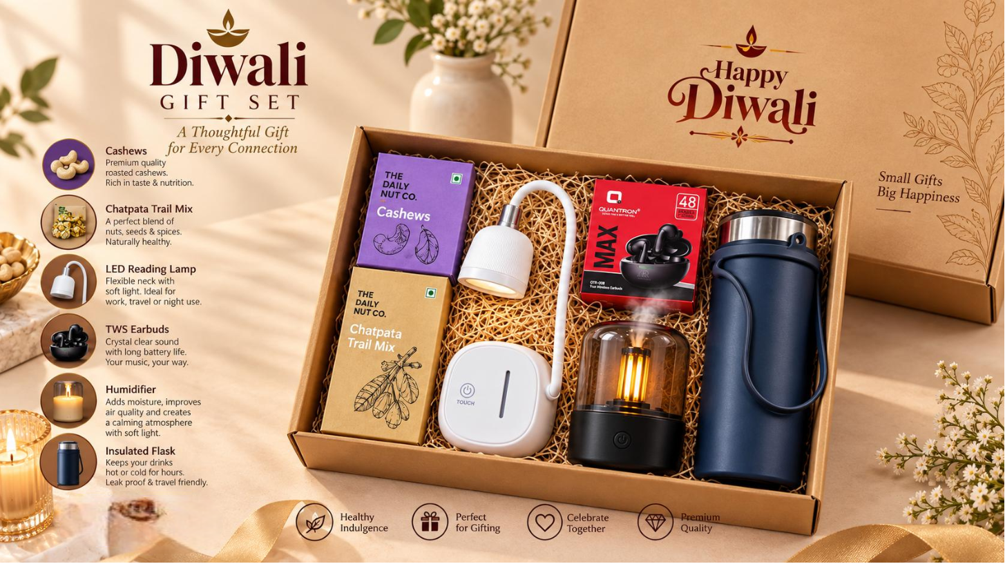Premium 6-in-1 Diwali Gift Set | Corporate Diwali Gifts Premium 6-in-1 Diwali Gift Set | Corporate Diwali Gifts