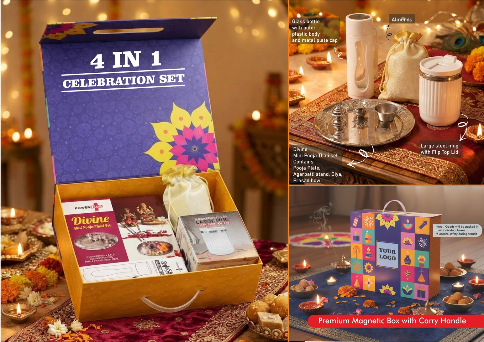 Celebrations Set of 4: Divine in Magnetic Gift Box Celebrations Set of 4: Divine in Magnetic Gift Box