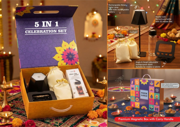 Celebrations Set of 5: Combo Gift Set | Corporate diwali Gifts