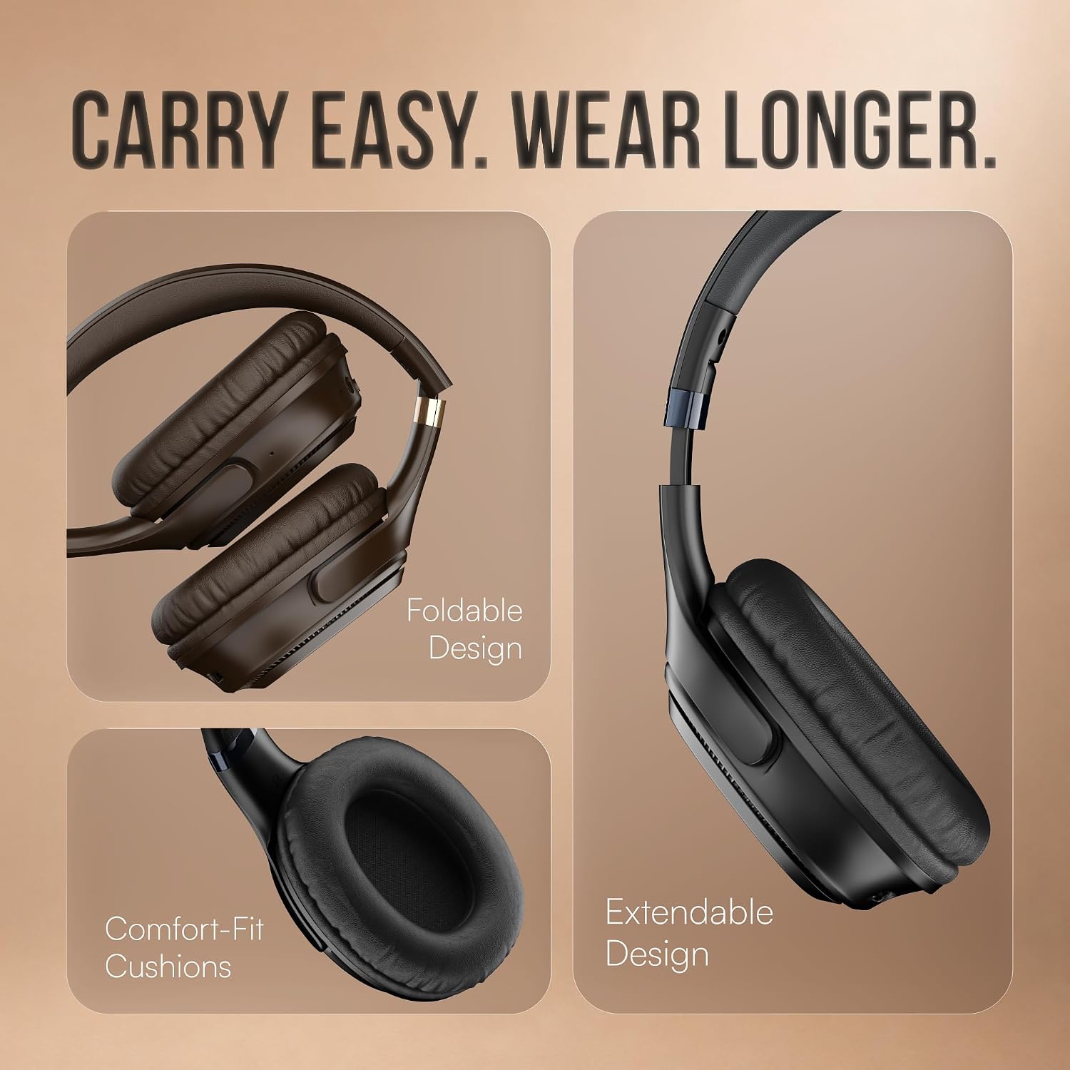 Airwave Max 3 Foldable Over-Ear Wireless Headphones Airwave Max 3 Foldable Over-Ear Wireless Headphones