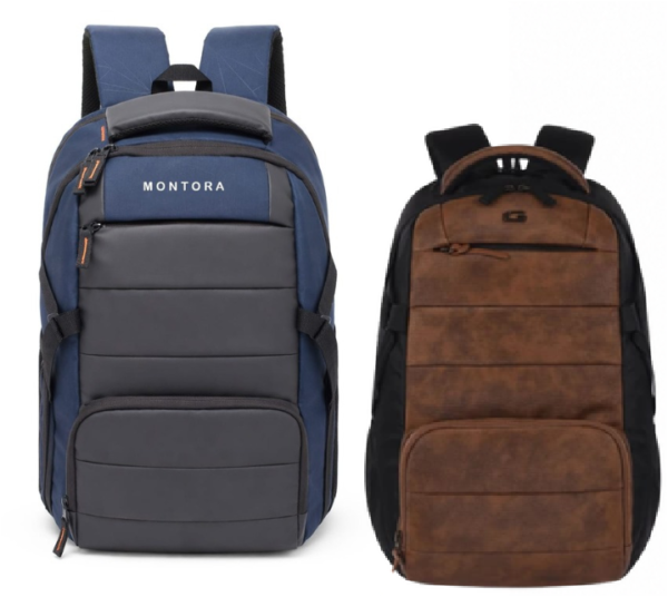 Montora 15.6" Laptop Backpack with Paneled Front Design