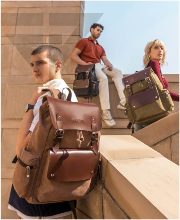 Fur Jaden Wayfarer Vintage Canvas Laptop Backpack