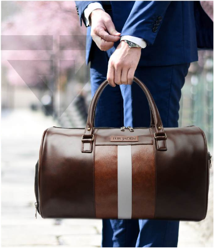 Fur Jaden Weekender Faux Leather Duffle Bag | Travel Bags in Delhi Fur Jaden Weekender Faux Leather Duffle Bag | Travel Bags in Delhi
