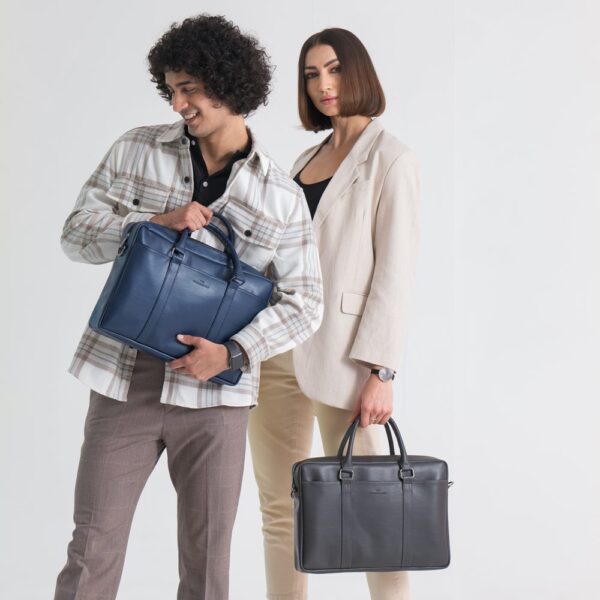 The Backbenchers Stephen Vegan Leather Laptop Bag