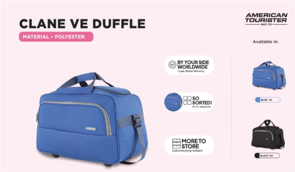 American Tourister Clane VE Duffle Travel Bag